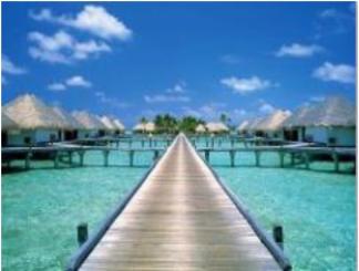 Diamond Painting 30x40cm Steg ins Meer 