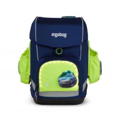 Fluo LED-Zip Set mit Seitentaschen Gelb 