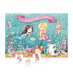 Adventskalender Tattoo Meerjungfrau 