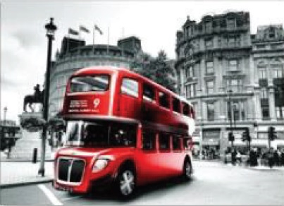 Diamond Painting 30x40cm London Bus 