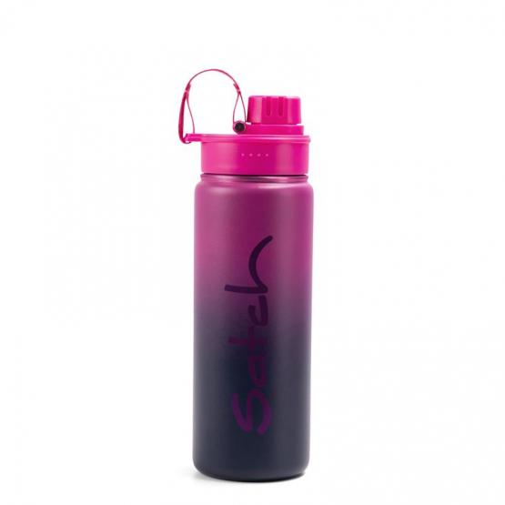 Satch Trinkflasche Edelstahl Pink Graffi 